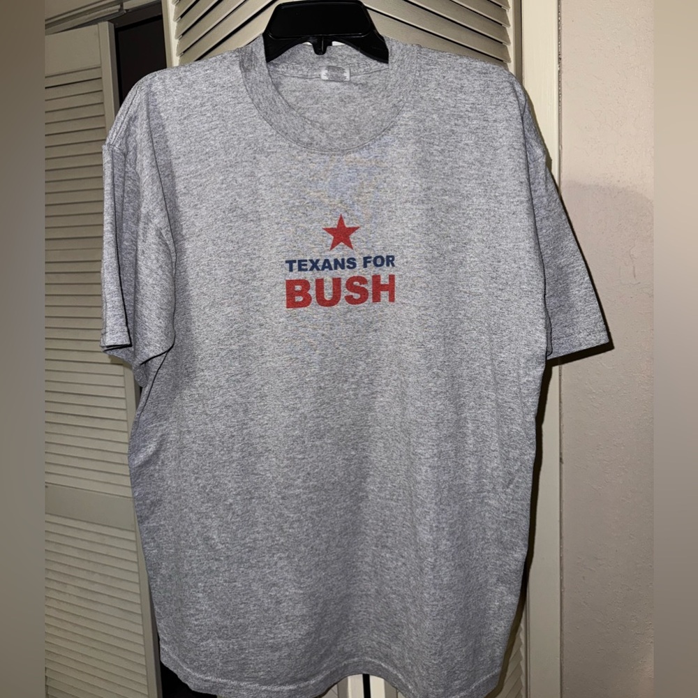 Vintage 2004 Texans for Bush shirt